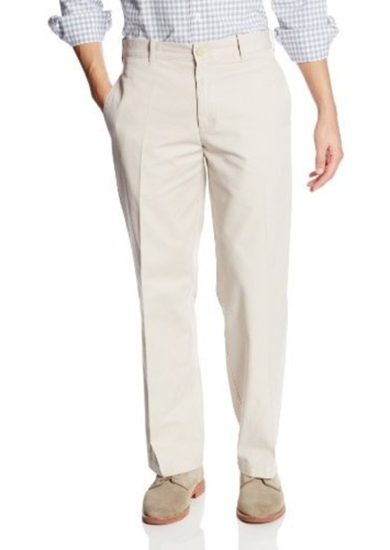 Izod IZOD Men's Saltwater FlatFront ClassicFit Chino Pant Casual