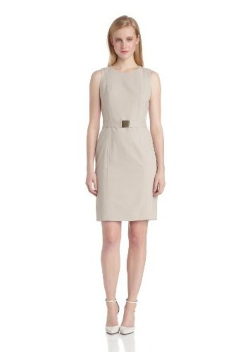 Calvin Klein Calvin Klein Women&#39;s Sleeveless Belted Suit Dress | Dresses - Shop It To Me