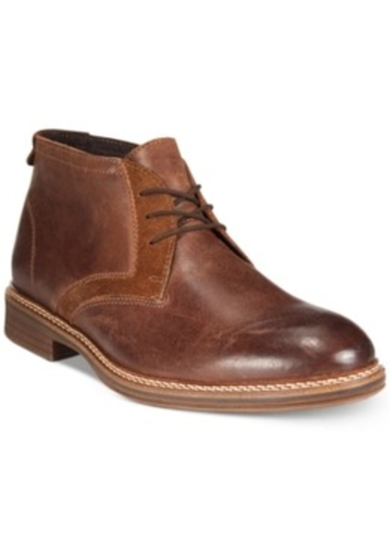 Alfani Alfani Knight Mixed Media Chukka Boots, Only at Macy&#39;s Men&#39;s Shoes | Shoes - Shop It To Me