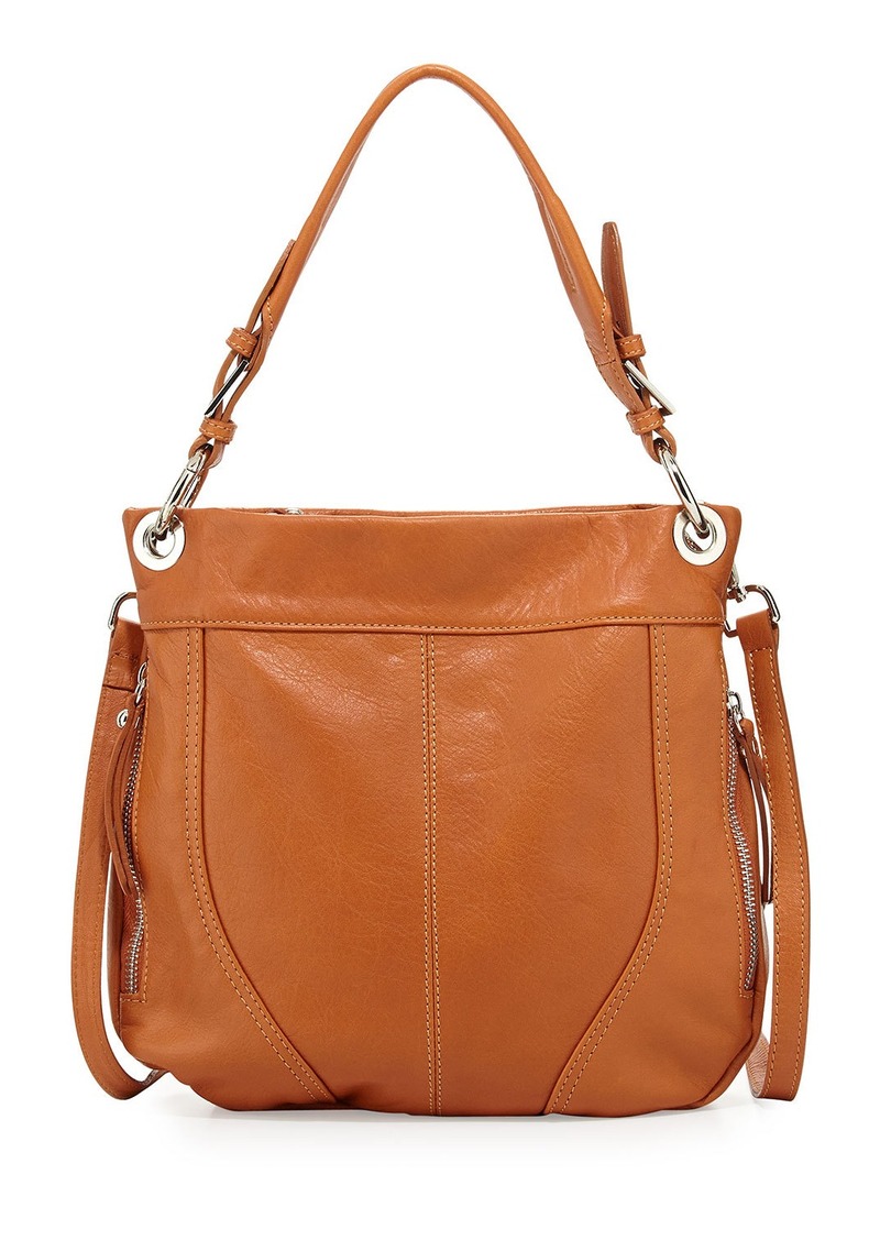 Neiman Marcus Neiman Marcus Side-Zip Italian Leather Crossbody Bag, Camel | Handbags - Shop It To Me