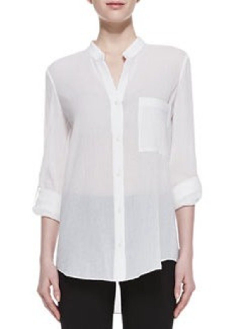 billowy white shirt