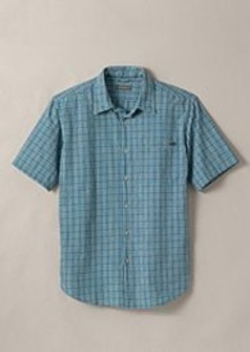 mens seersucker short sleeve shirt