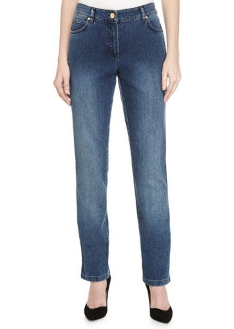 low rise straight leg jeans