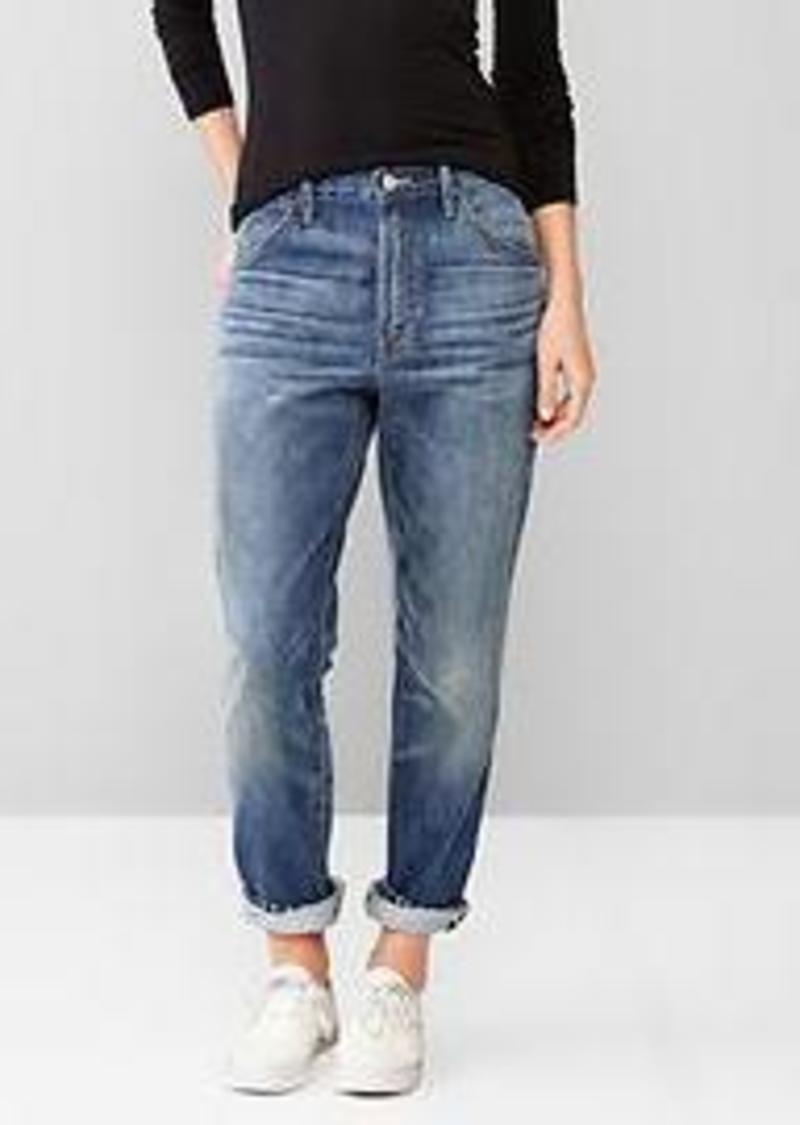 gap pegged boyfriend jeans