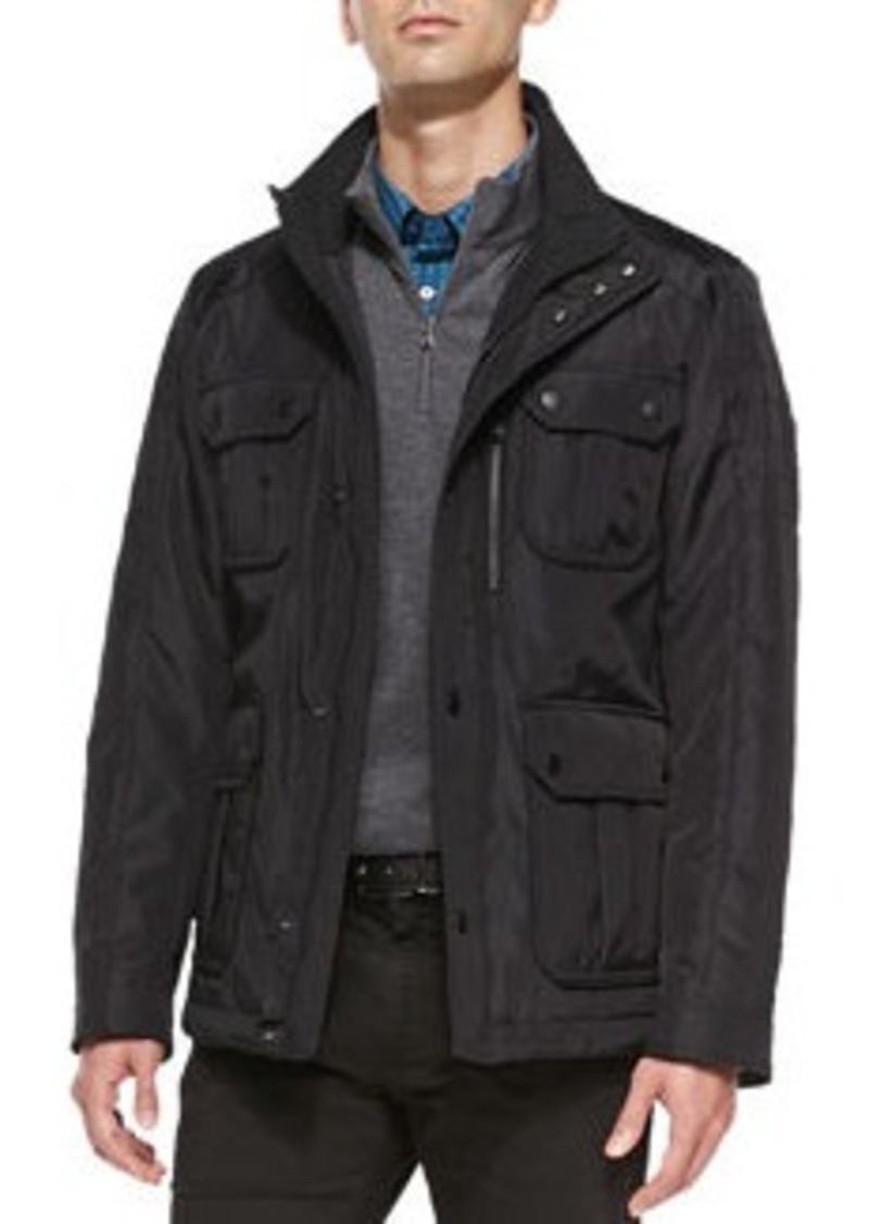 Hugo Boss Boss Hugo Boss Nylon Field Jacket, Black | Outerwear - Shop