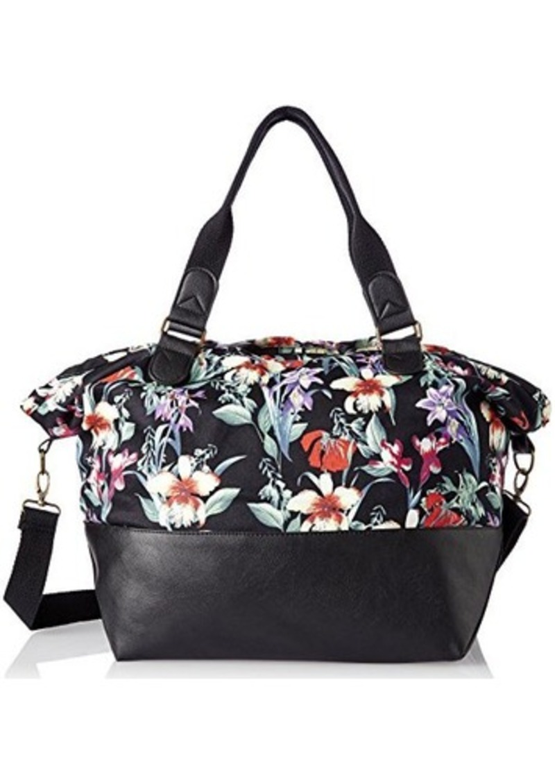 Madden Girl Madden Girl TRVLR Weekender Shoulder Bag,Black Floral,One Size | Handbags - Shop It ...