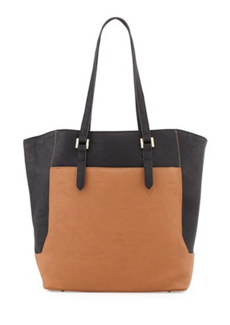 Neiman Marcus Neiman Marcus Colorblock Faux-Leather Tote Bag | Handbags - Shop It To Me