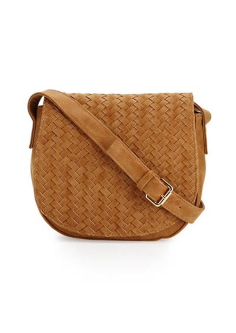 Neiman Marcus Neiman Marcus Distressed Woven Saddle Bag | Handbags - Shop It To Me