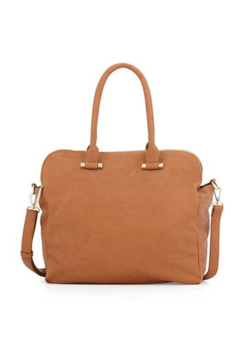 Neiman Marcus Neiman Marcus Double-Zip Faux-Leather Tote Bag | Handbags - Shop It To Me