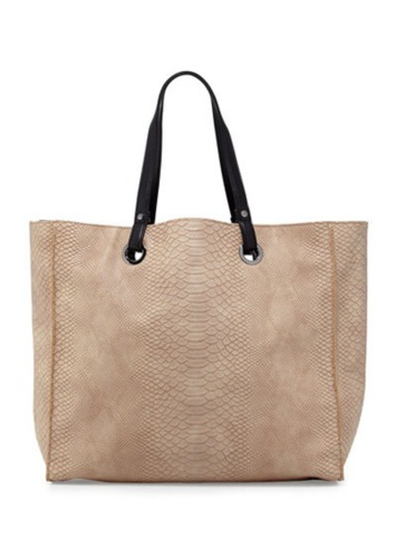 Neiman Marcus Neiman Marcus Snake-Embossed Large Tote Bag | Handbags - Shop It To Me
