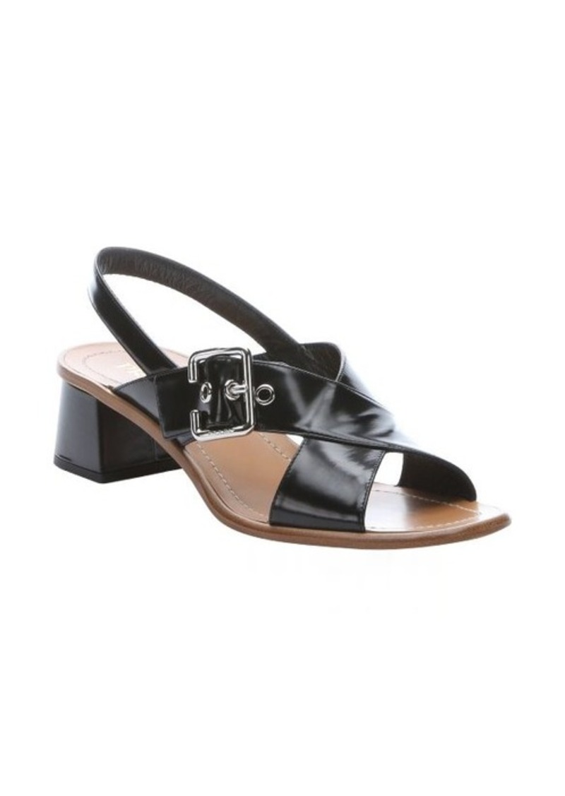 Sales  black slingback Prada â€º slingback black leather â€º leather sandals sandals â€º Prada Shoes