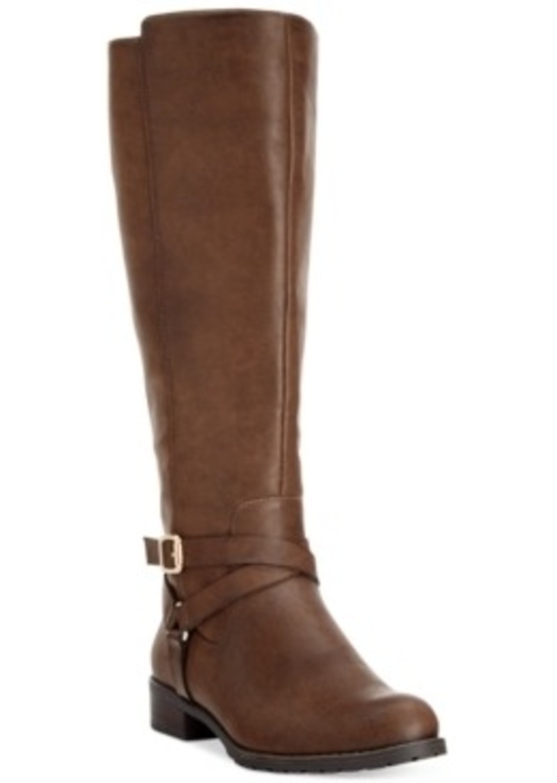 Style&co. Style & co. Brigyte Wide Calf Riding Boots, Only at Macy&#39;s Women&#39;s Shoes | Shoes ...