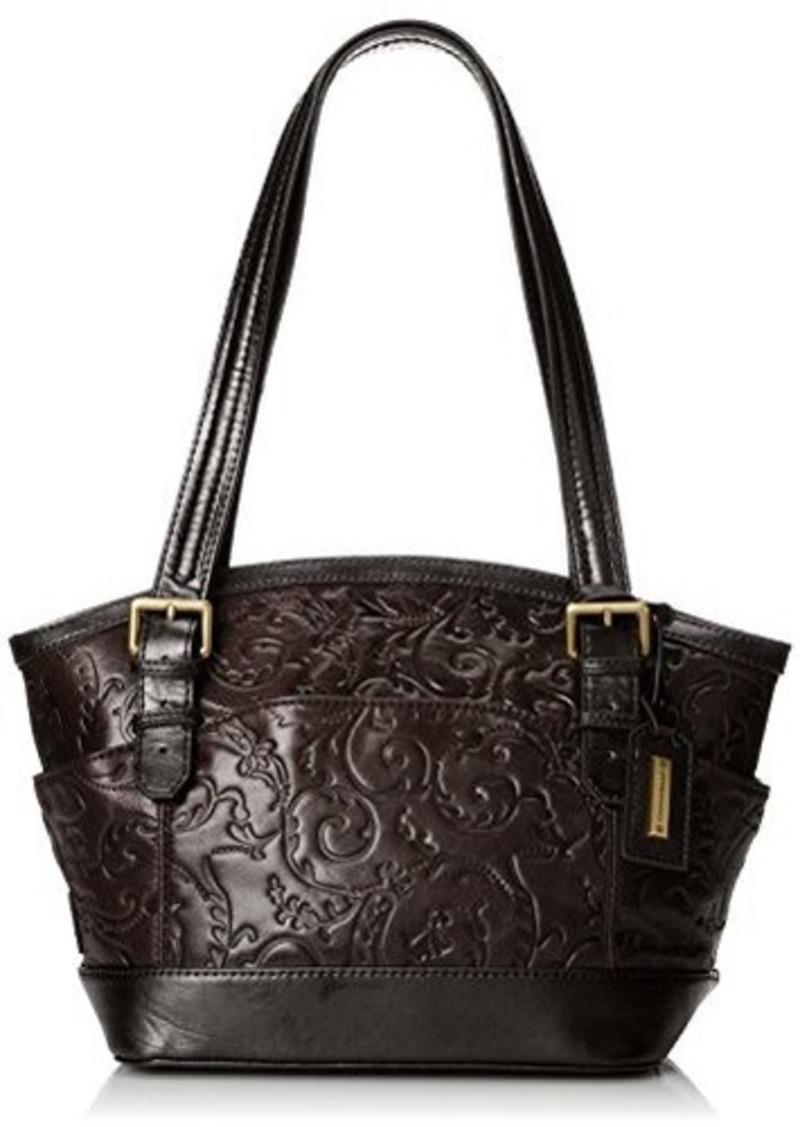 Tignanello Tignanello Classic Beauty Dome Shopper Embossed Shoulder Bag | Handbags - Shop It To Me